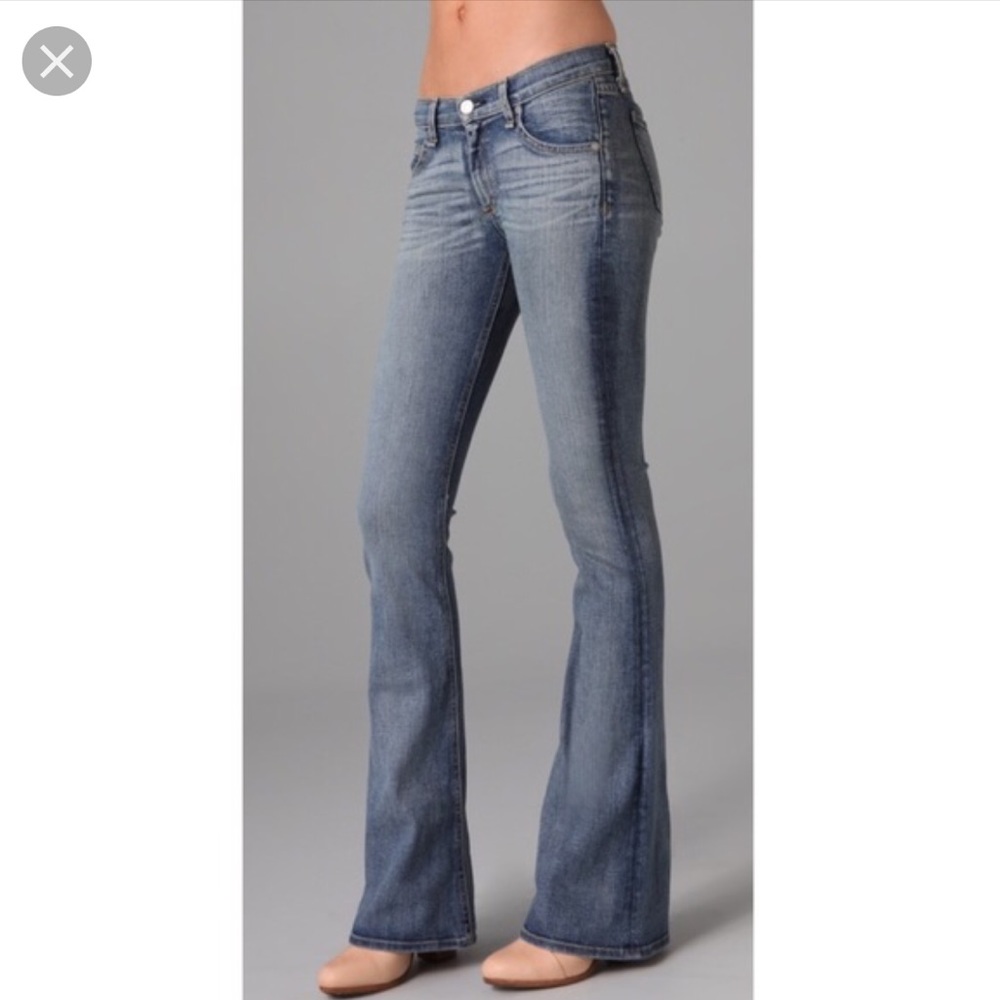 Rag & Bone Women’s Elephant Bell Jeans Sz 27 - Picture 2 of 8